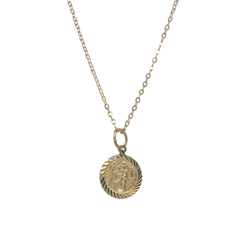 9ct Gold St Christopher 18