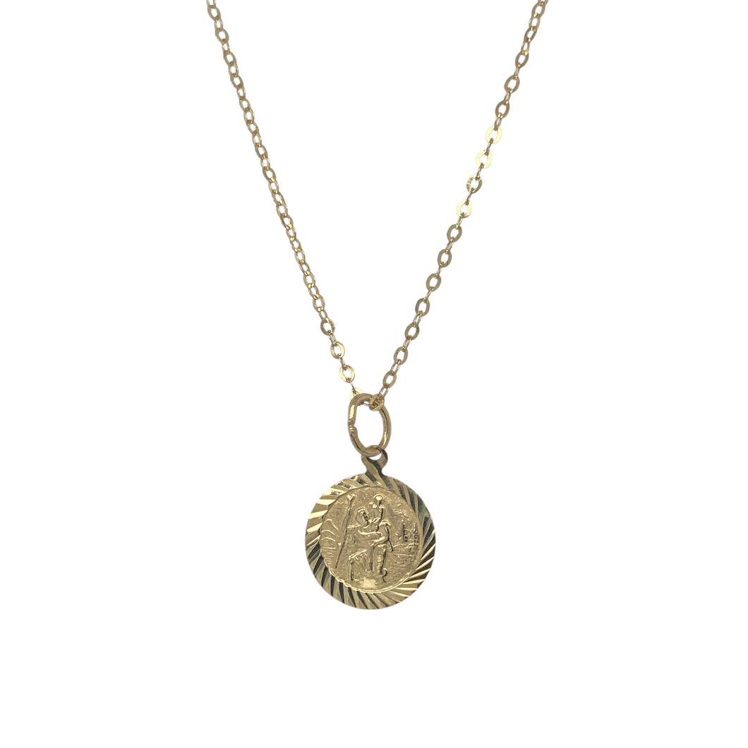 9ct Gold St Christopher 18