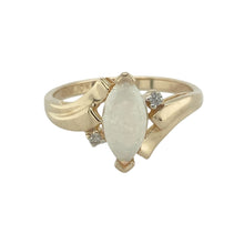 Load image into Gallery viewer, 10ct Gold Diamond &amp; Opalique Set Ring
