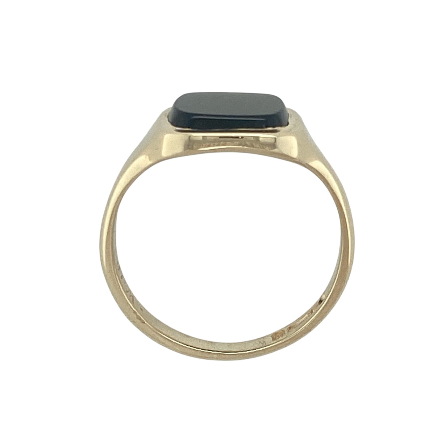 9ct Gold & Onyx Square Signet Ring
