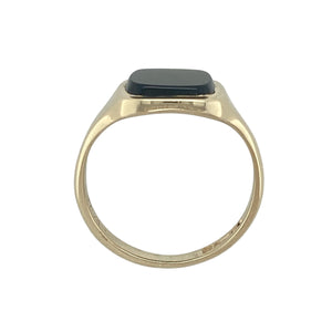 9ct Gold & Onyx Square Signet Ring