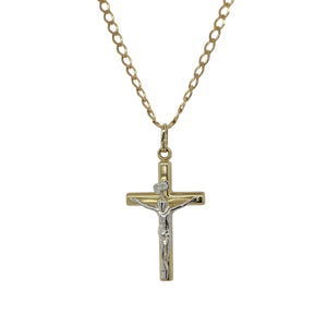 9ct Gold Crucifix 20" Necklace