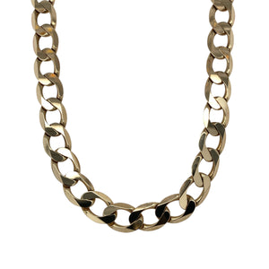9ct Gold 22" Curb Chain