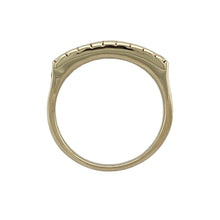 Load image into Gallery viewer, 9ct Gold Diamond &amp; Ruby Set Band Ring
