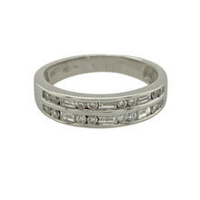 Load image into Gallery viewer, 18ct White Gold &amp; Diamond Set Band Ring
