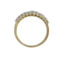 Load image into Gallery viewer, 9ct Gold &amp; Diamond Set Triple Row Band Ring
