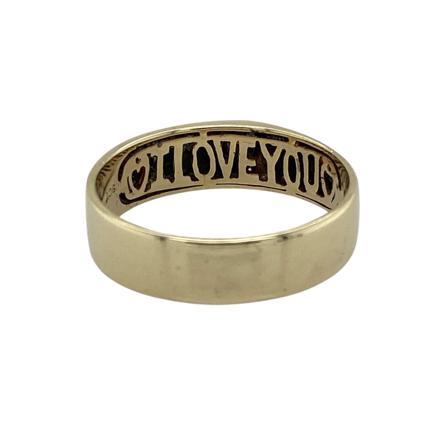 9ct Gold & Diamond Set Band Ring