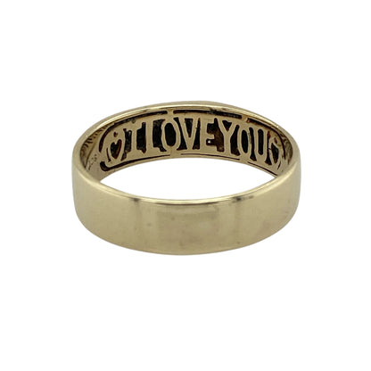 9ct Gold & Diamond Set Band Ring