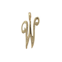 Load image into Gallery viewer, 9ct Gold Initial &#39;W&#39; Pendant
