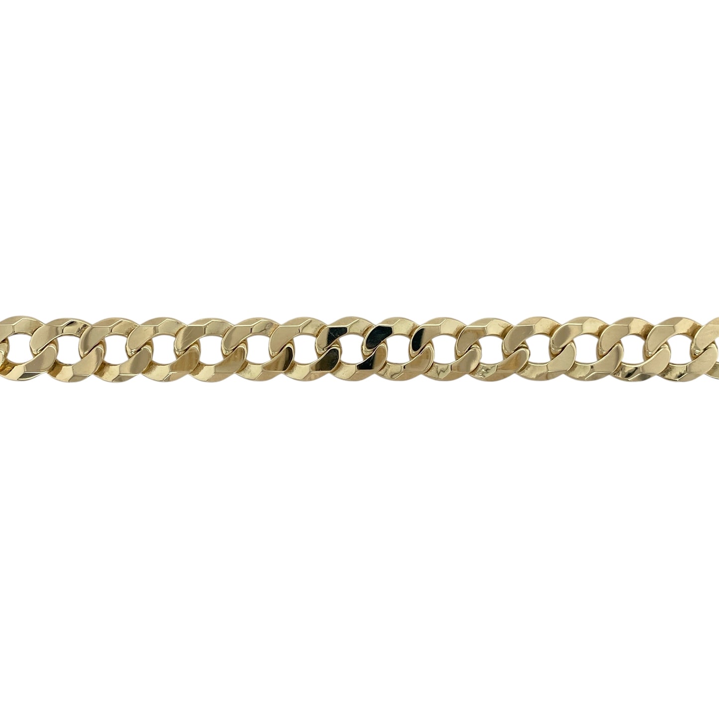 9ct Gold 8.5" Curb Bracelet