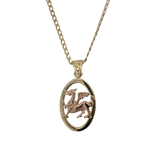 9ct Gold Welsh Dragon 20