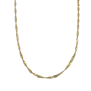 9ct Gold 24" Singapore Chain