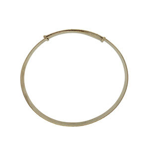 9ct Solid Gold Patterned Expanding Bangle