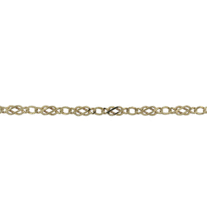 9ct Gold 7.5" Celtic Knot Bracelet