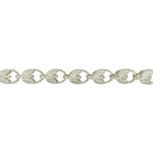 Load image into Gallery viewer, New 925 Silver 9&quot; Patterned Tulip Bracelet
