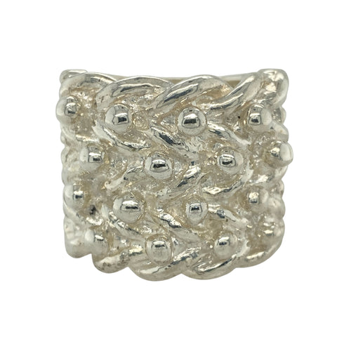 New 925 Solid Keeper Ring