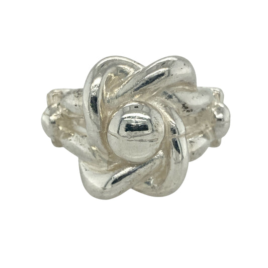 New 925 Solid Knot Ring