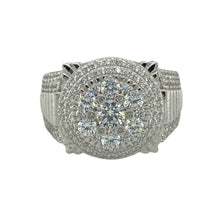 Load image into Gallery viewer, New 925 Silver &amp; Cubic Zirconia Set Cluster Ring
