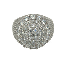 Load image into Gallery viewer, New 925 Silver &amp; Cubic Zirconia Set Cluster Ring
