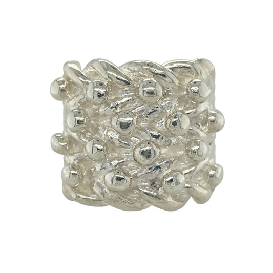 New 925 Solid Silver Keeper Ring