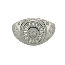 Load image into Gallery viewer, New 925 Silver &amp; Cubic Zirconia Set Signet Ring
