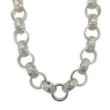 Load image into Gallery viewer, New 925 Solid Silver 24&quot; Patterned Belcher Chain
