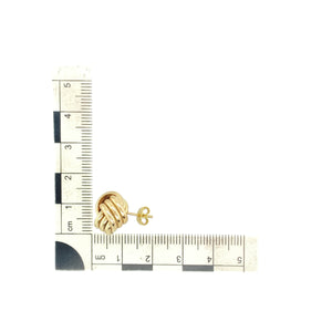 9ct Gold 14mm Knot Stud Earrings