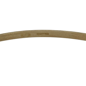 9ct Solid Gold Patterned Bangle