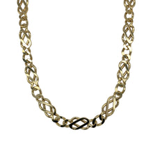Load image into Gallery viewer, 9ct Gold 24&quot; Celtic Knot Link Chain
