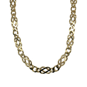 9ct Gold 24" Celtic Knot Link Chain