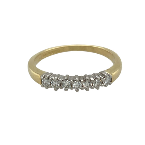 18ct Gold & Diamond Set Band Ring