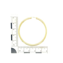 Load image into Gallery viewer, 9ct Gold Hollow Plain Large Hoop Earrings
