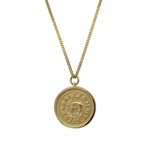 18ct Gold Coin Style 18