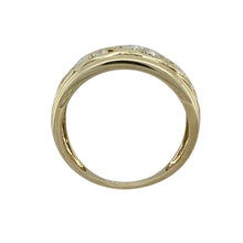 Load image into Gallery viewer, 9ct Gold Open Patterned Wide Band Ring
