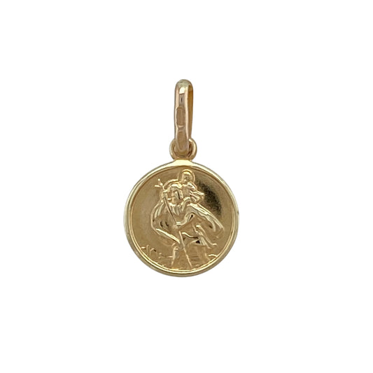9ct Gold St Christopher Pendant