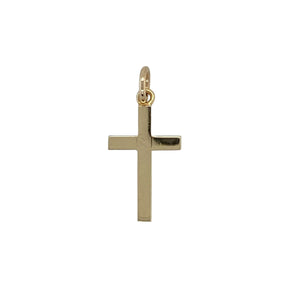 Bring simple elegance and timeless meaning to your collection with this pre-owned 9ct yellow gold pendant, styled as a classic plain cross.

Design: The pendant features a dainty plain cross, offering a subtle and traditional look.
Material: Made from 9-carat yellow gold, the polished finish enhances the warm golden tone.
Pendant Detail: Lightweight and versatile, the simple cross design carries both spiritual and symbolic significance.