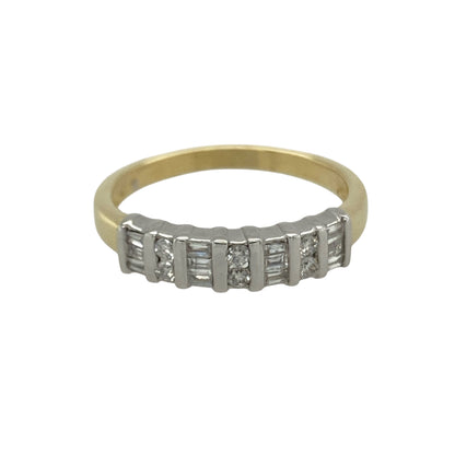 18ct Gold & Diamond Set Band Ring