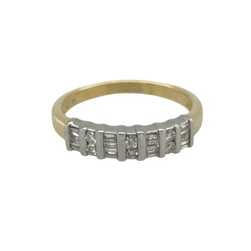 18ct Gold & Diamond Set Band Ring