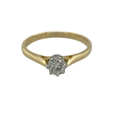 Load image into Gallery viewer, 18ct Gold &amp; Diamond Set Solitaire Ring
