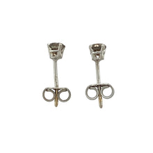 Load image into Gallery viewer, 18ct White Gold &amp; Chocolate Diamond Stud Earrings
