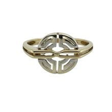 Load image into Gallery viewer, 9ct Gold Circle Pattern Ring
