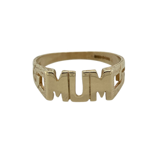9ct Gold Mum Ring