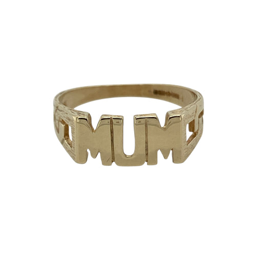 9ct Gold Mum Ring