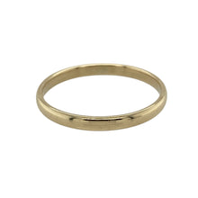 Load image into Gallery viewer, 9ct Gold 2mm Wedding Band Ring
