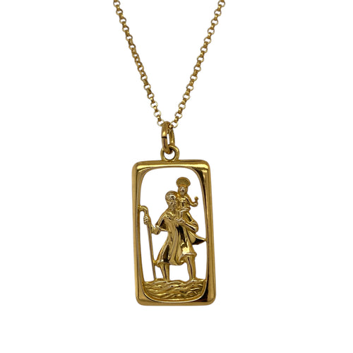 9ct Gold St Christopher 19
