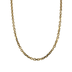 9ct Gold 24" Faceted Belcher Chain