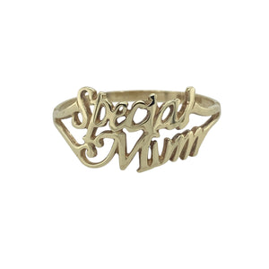 9ct Gold Special Mum Ring