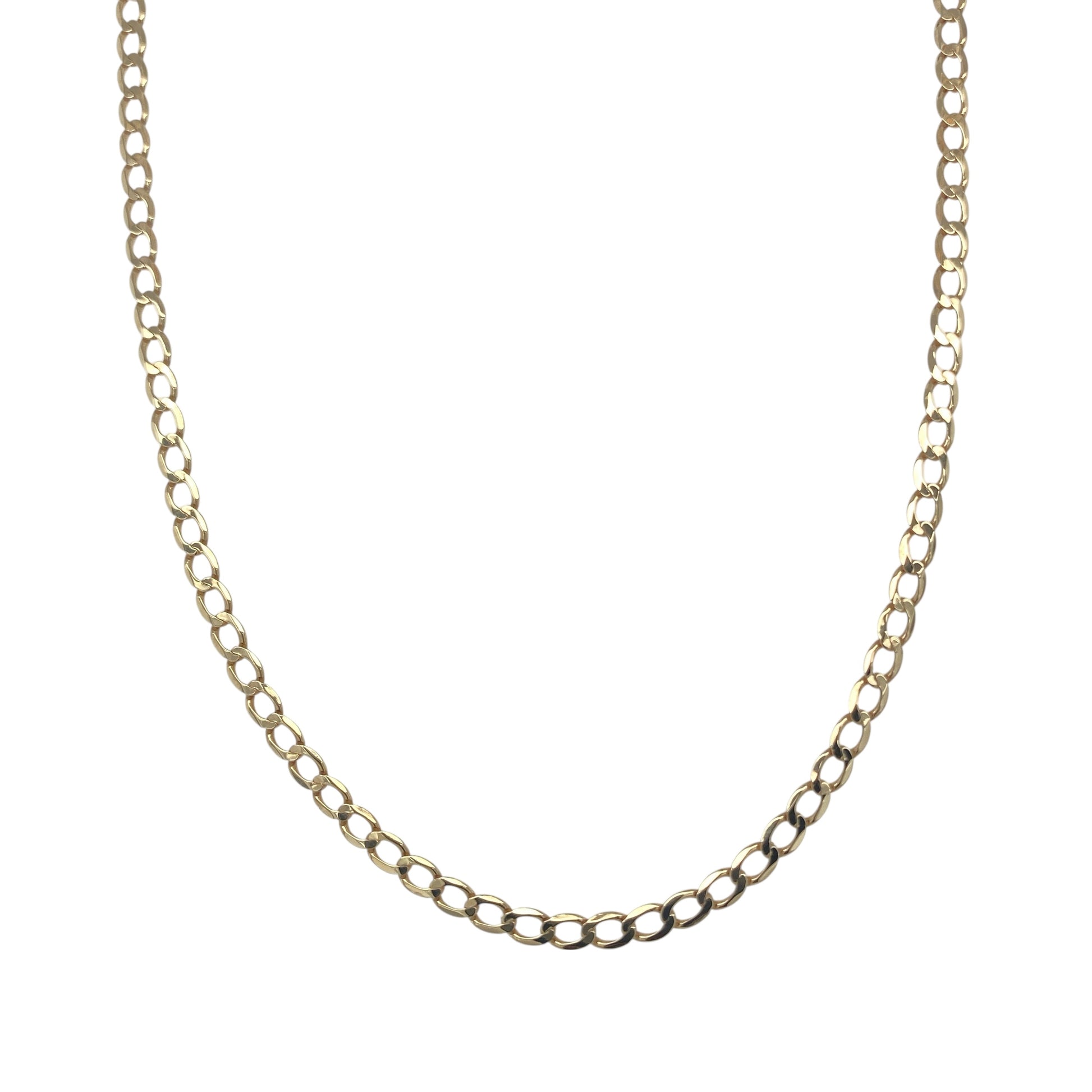 9ct Gold 19" Curb Chain