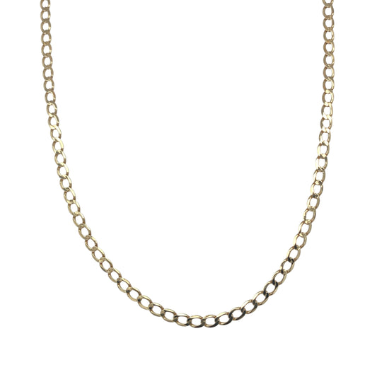 9ct Gold 19" Curb Chain