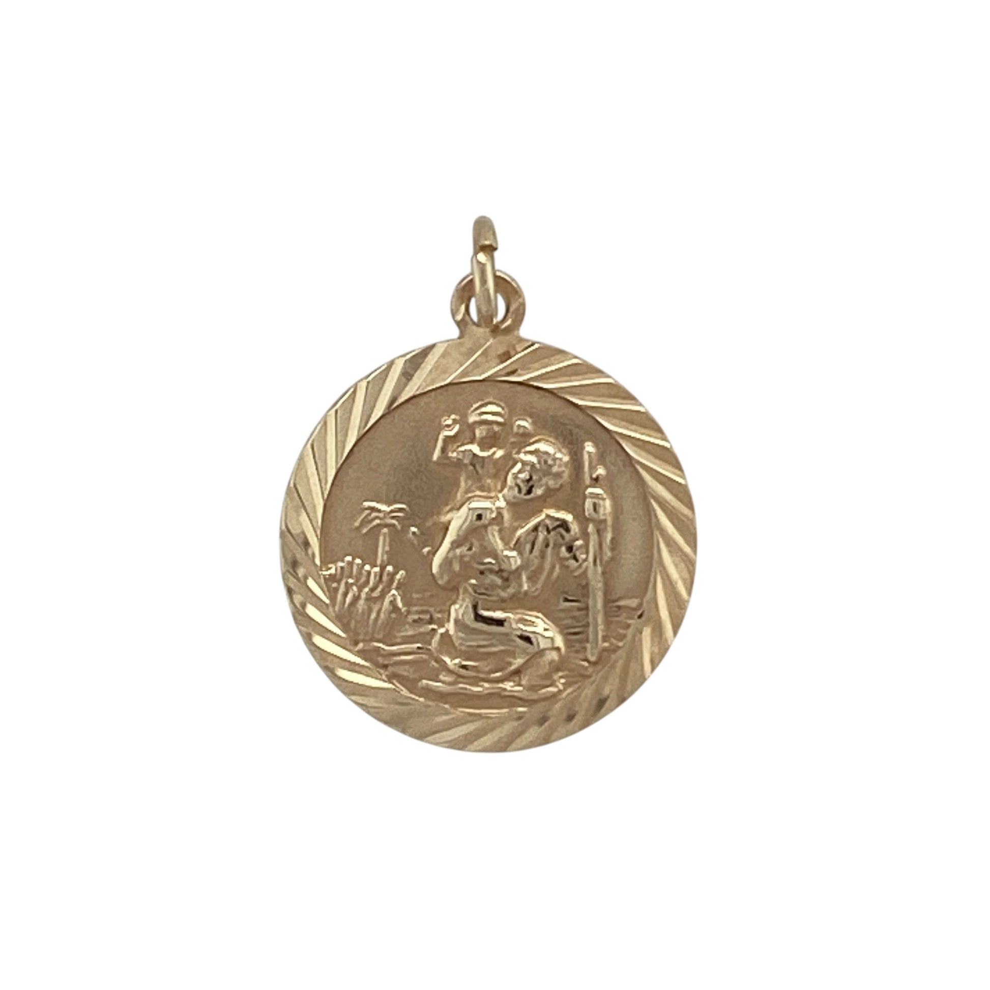 9ct Gold St Christopher Pendant